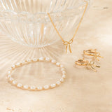 Bow Hoop Earrings
