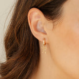 Bow Hoop Earrings
