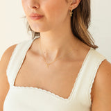 Bow Hoop Earrings