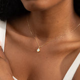Opal Pebble Charm - Reversible
