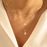Oval Moonstone Necklace