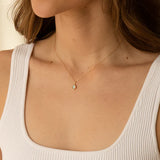 Oval Opal Charm