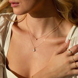 Oval Opal Charm