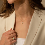 Oval Opal Charm