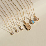 Oval Opal Charm