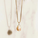 Pink Keshi Pearl Necklace