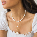 Pink Keshi Pearl Necklace