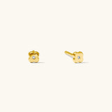 Tiny Clover Stud Earrings