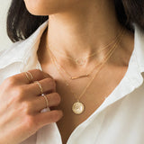 Christopher Medallion Necklace