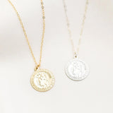 Christopher Medallion Necklace