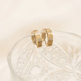 Starburst Huggie Earrings