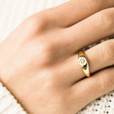 Starburst Signet Ring