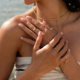 Hammered Stacker Ring
