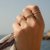 Duo Twisted Ring