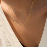 Linked Infinity Pendant Necklace