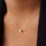 Puffy Heart Pendant Necklace