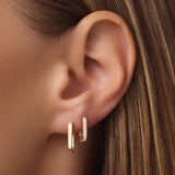 Essential Zirconia U Hoops Layering Set