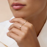 Hammered Stacker Ring