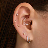 Cartilage Hoops Piercing Set