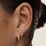 Bold Huggie Hoops