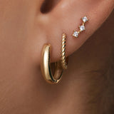 Bold Huggie Hoops