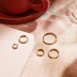 Bold Huggie Hoops