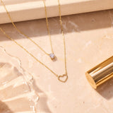 Round Cut Cubic Zirconia Pendant Necklace