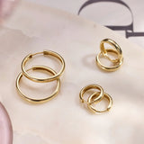 Bold Huggie Hoops