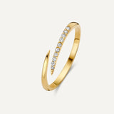 Cubic Zirconia Claw Ring