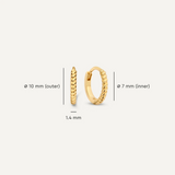 Twisted Essentials Huggie Hoops Stacking Set
