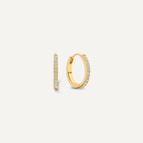 Pavé Zirconia Essential Hoops Layering Set