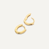 Pavé Zirconia Oval Hoops Layering Set