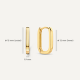 Essential Zirconia U Hoops Layering Set