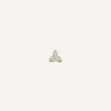 Diamond Lotus Threefold Piercing Set