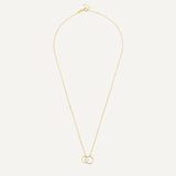 Linked Infinity Pendant Necklace