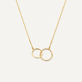 Linked Infinity Pendant Necklace