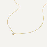 Round Cut Cubic Zirconia Pendant Necklace