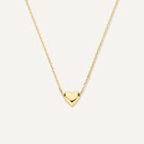 Puffy Heart Pendant Necklace