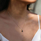 Teardrop Druzy Necklace
