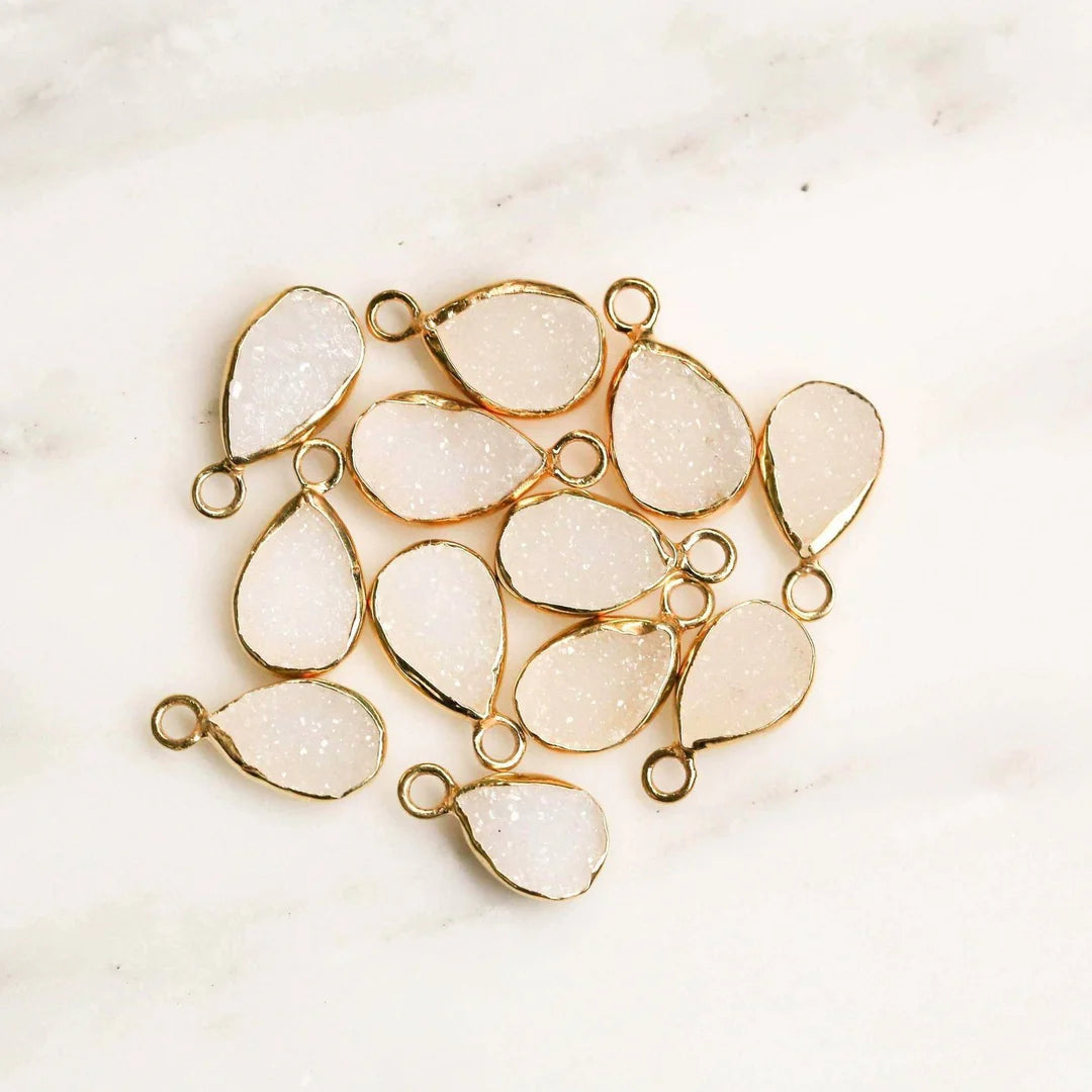 Teardrop Druzy Necklace
