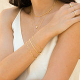 Thick Figaro Chain Bracelet