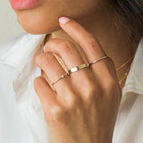 Thick Flat Band Ring