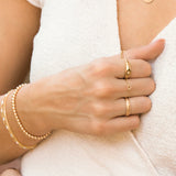 Thick Flower Band Ring