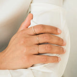 Thin Flower Band Ring