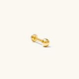 Tiny Ball Flat Back Stud Earring