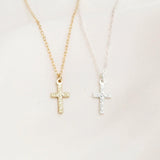 Tiny Cross Necklace