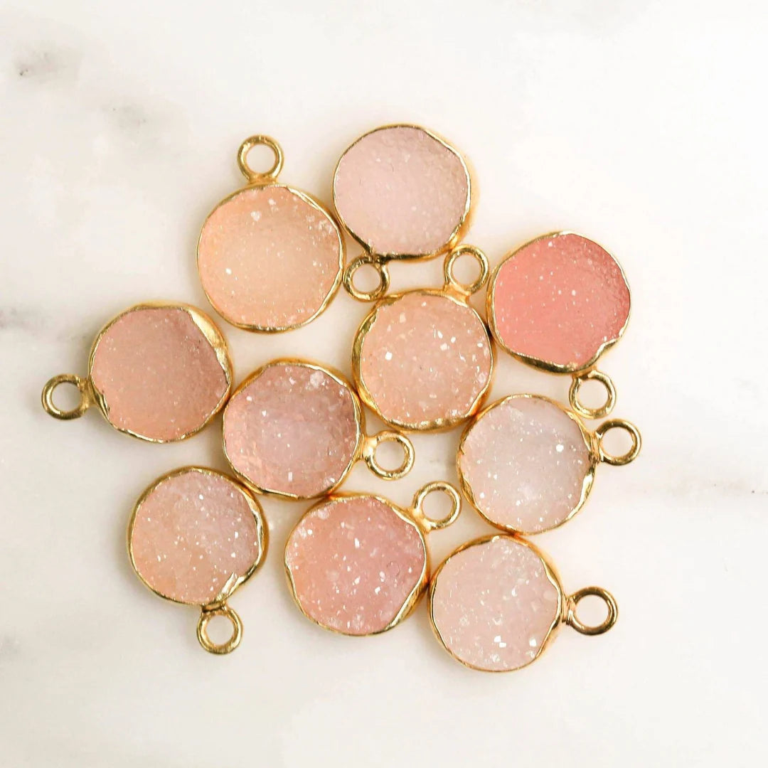 Tiny Druzy Necklace