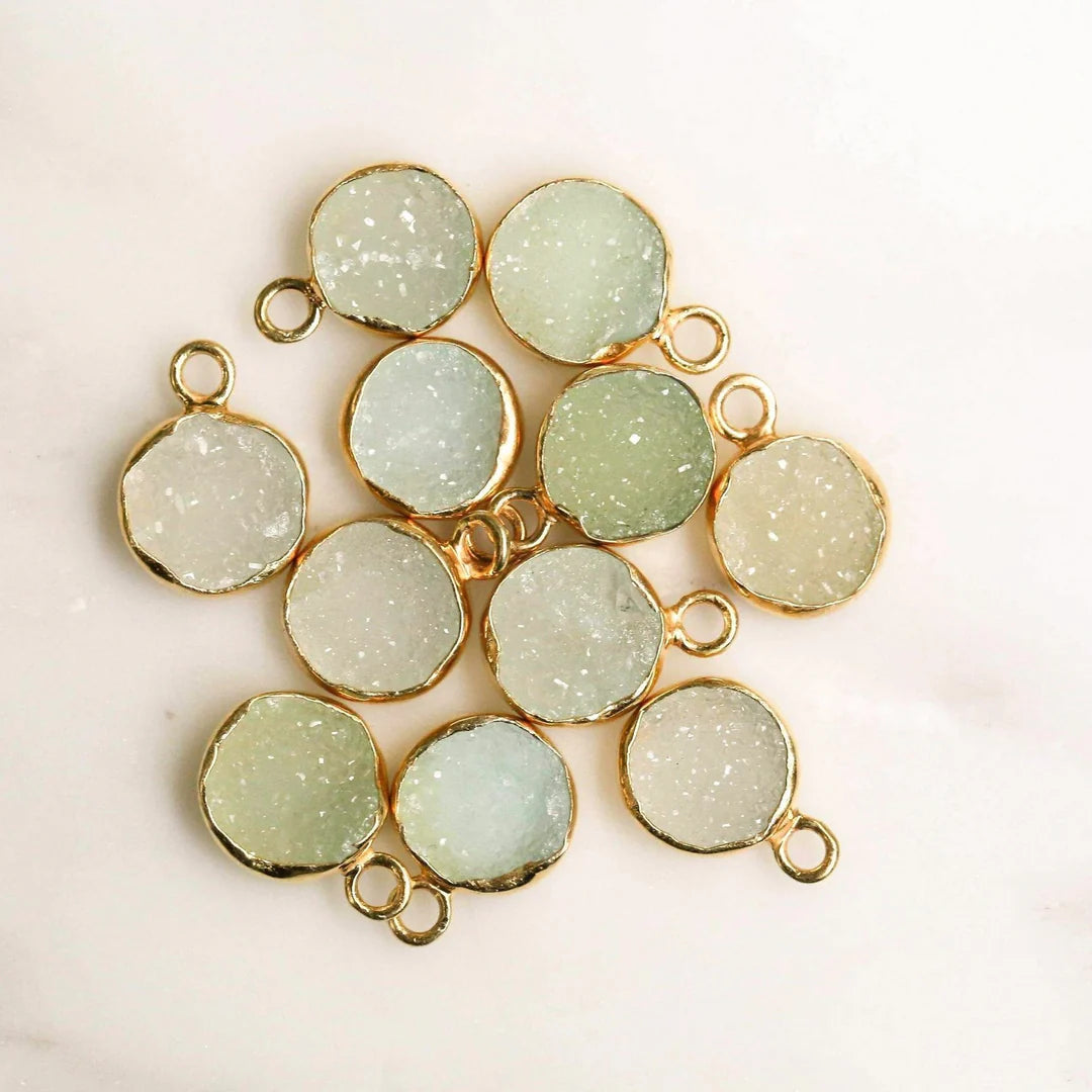 Tiny Druzy Necklace