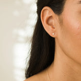 Tiny Heart Stud Earrings