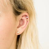 Tiny Heart Stud Earrings